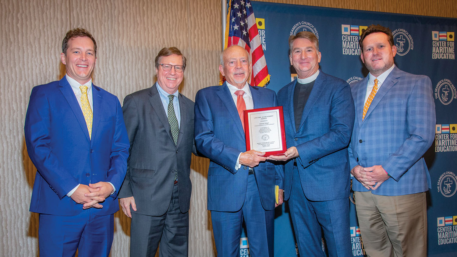SCI Honors Dennis Steger At Annual Maritime Training Benefit Luncheon