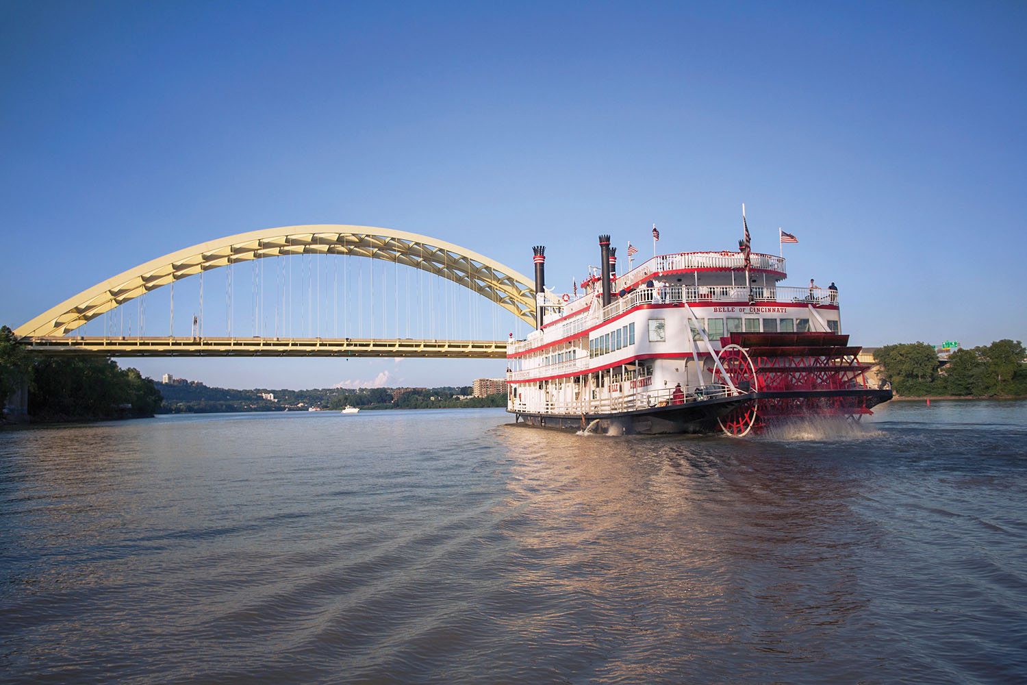 The Belle of Cincinnati. (Photos courtesy of BB Riverboats)