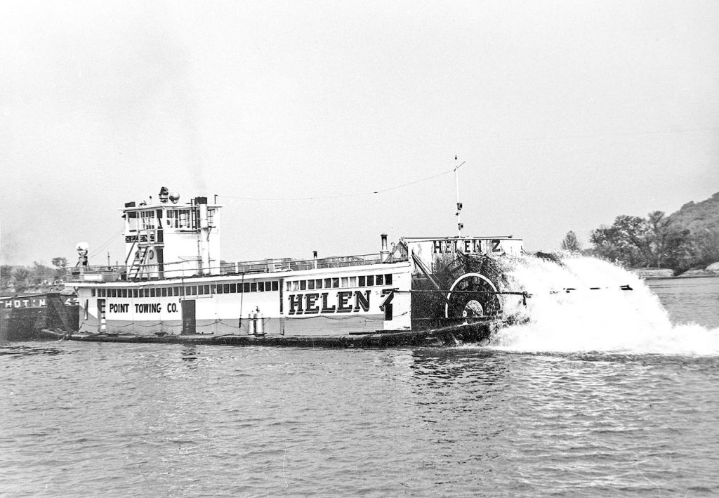 As the Helen Z after conversion to diesel. (Dan Owen Boat Photo Museum collection) 