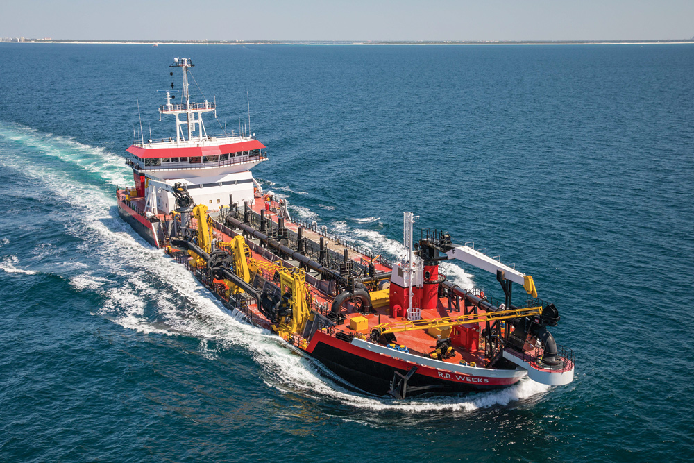 Eastern Shipbuilding Delivers Dredge R.B. Weeks