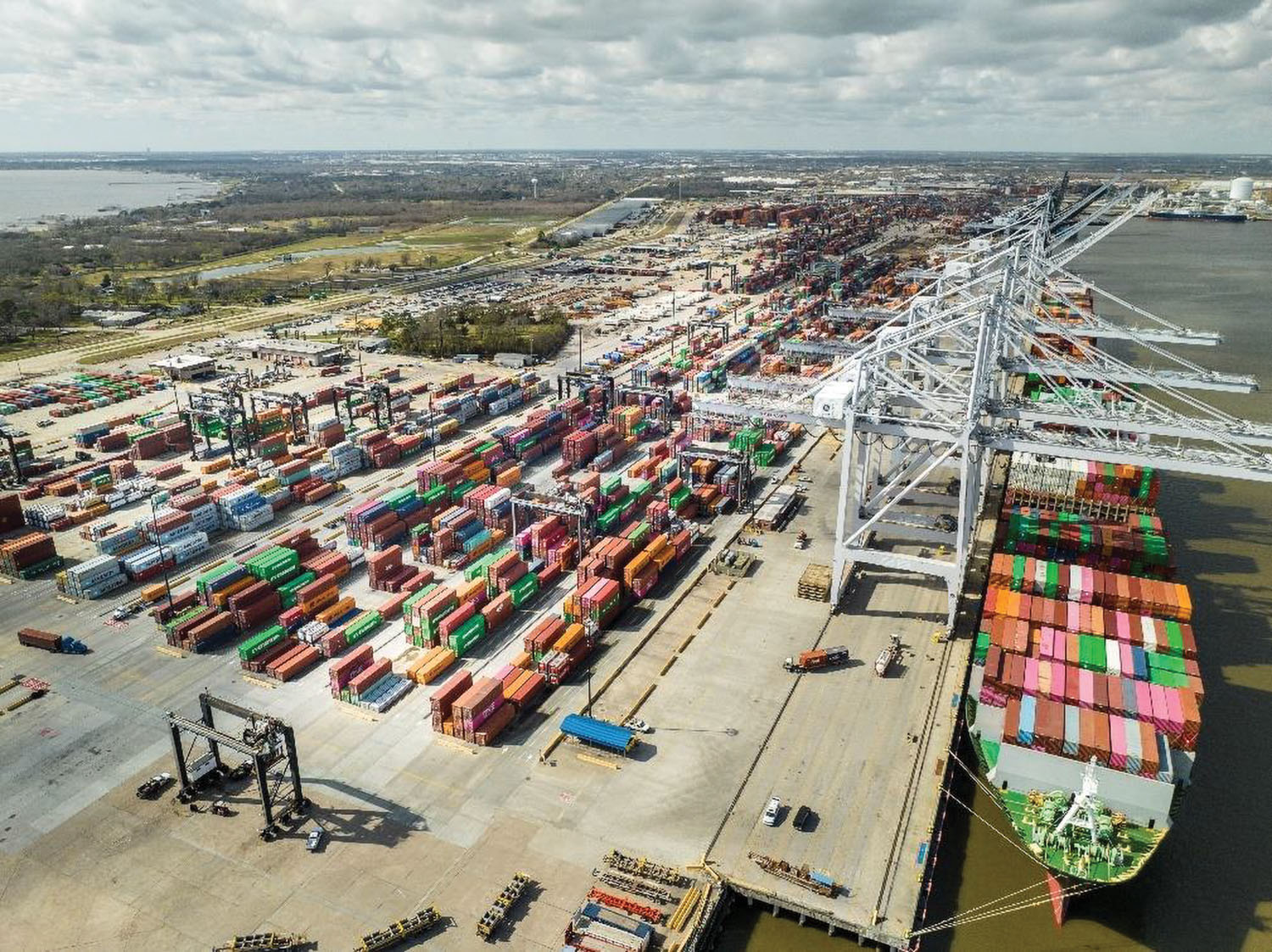 Barbours Cut Container Terminal in the Port of Houston. (Photo courtesy of Port of Houston)