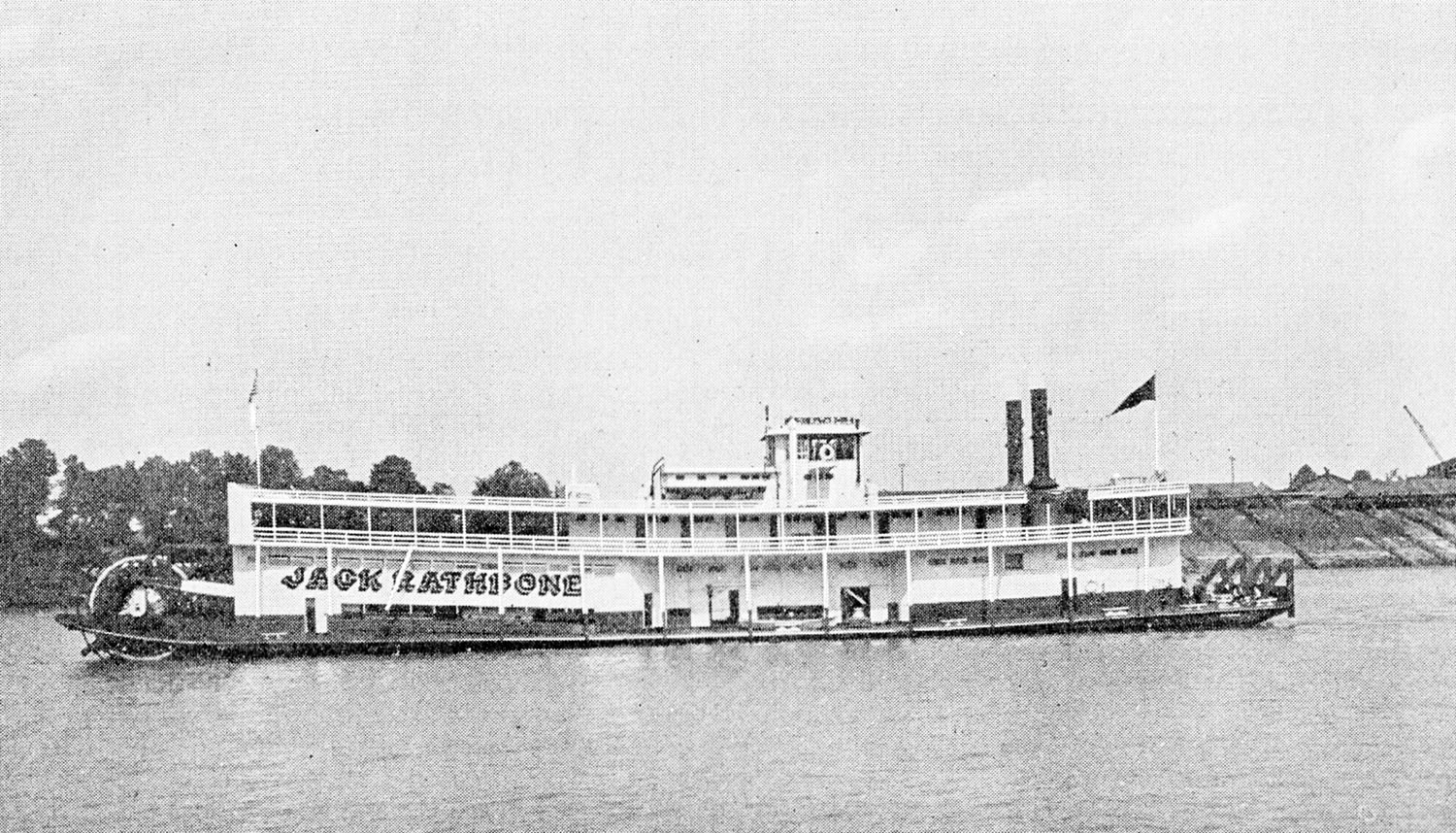 The Jack Rathbone, Last Steam Sternwheeler For Standard Oil