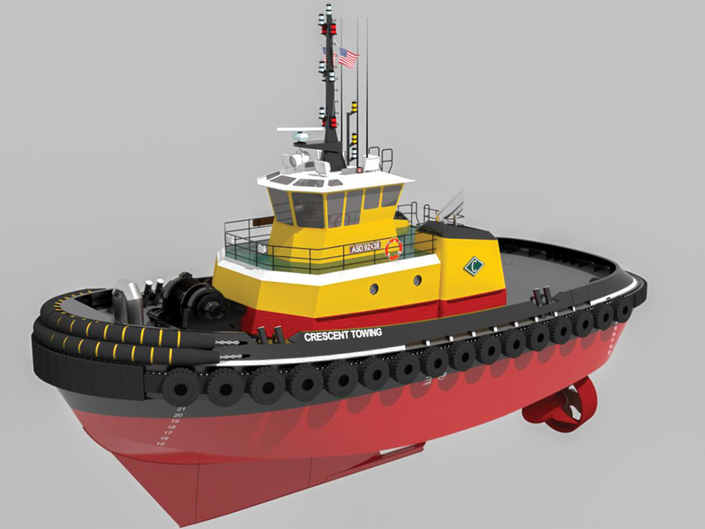 New tug will be powered by Caterpillar 3516E engines, operating Kongsberg 255 Z-drives.