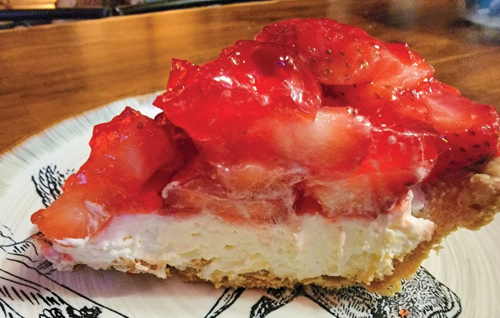 Strawberry pie.