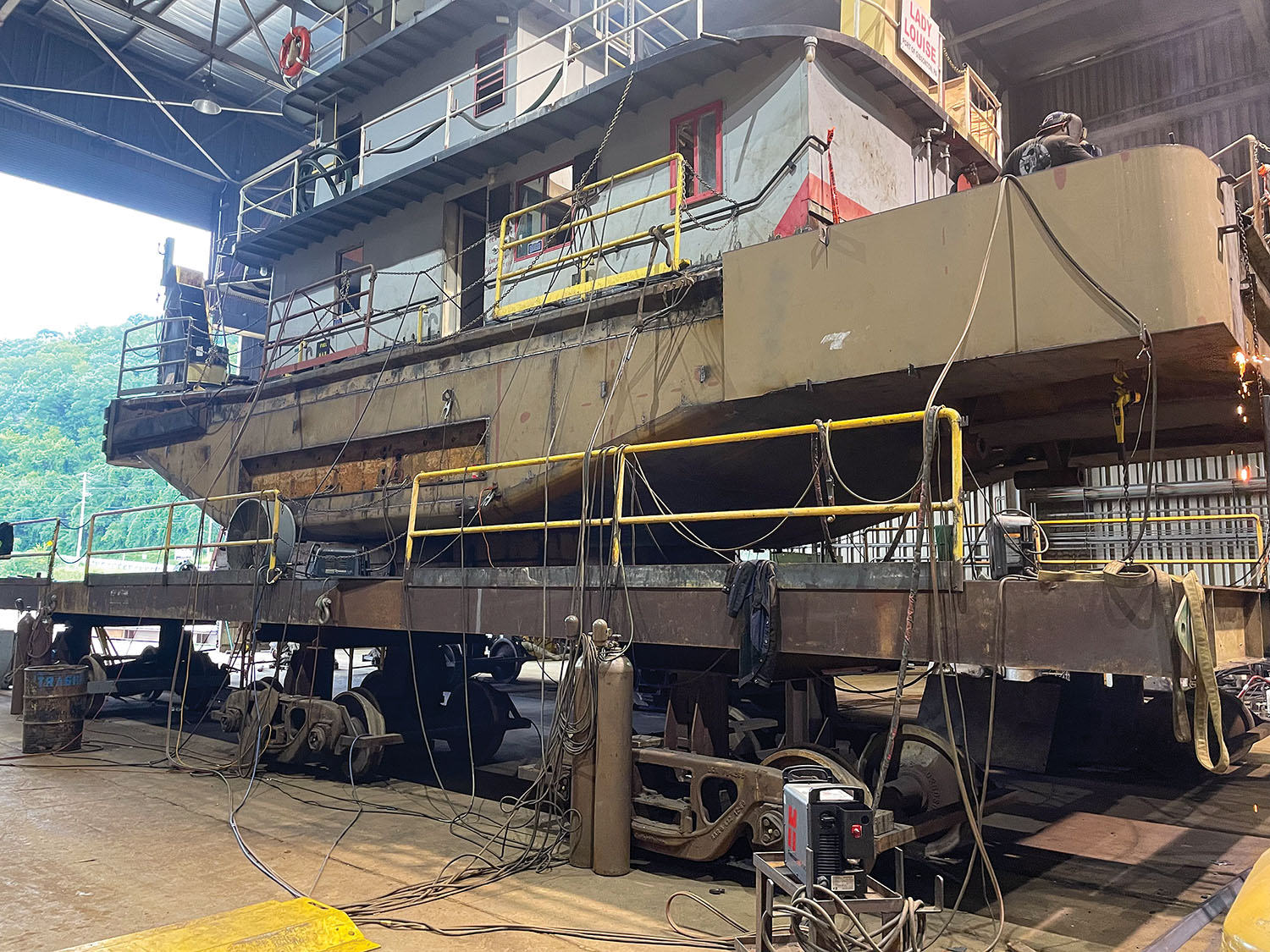 Mv. Lady Louise Nears Completion Of New Hull