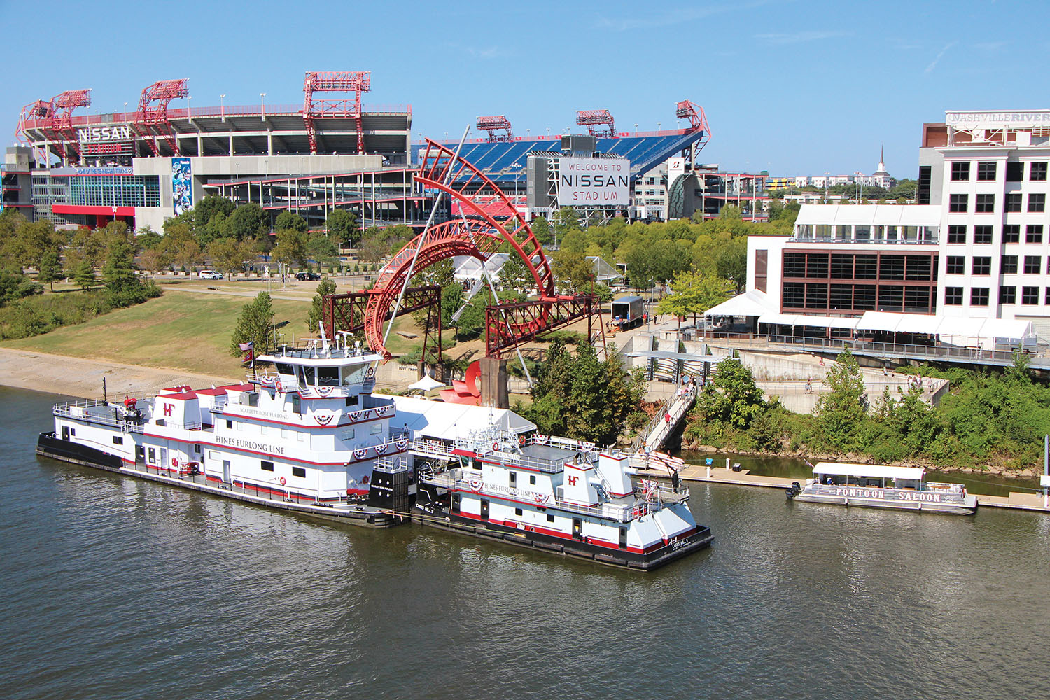 Hines Furlong Christens Two Boats On Nashville Riverfront