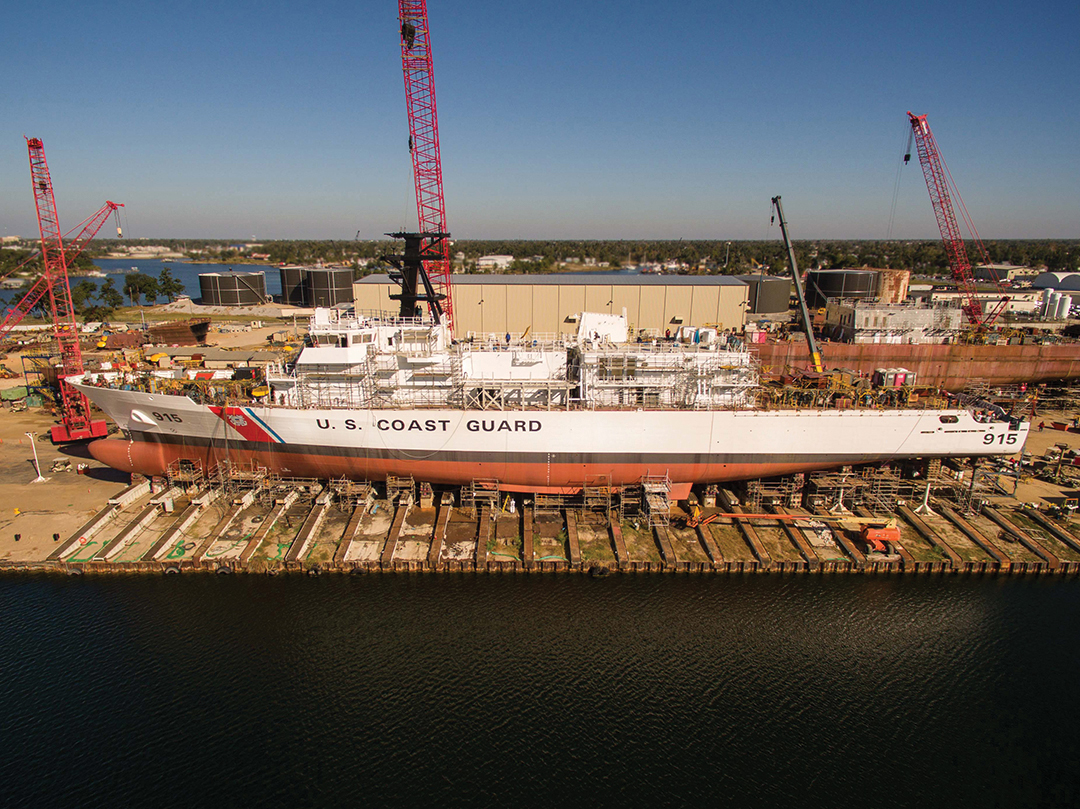 New U.S. Coast Guard Cutter Argus. (courtesy of Eastern Shipbuilding)