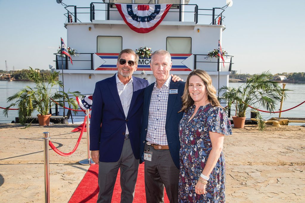 ACBL CEO Mike Ellis with Rich and Jill McCarty.