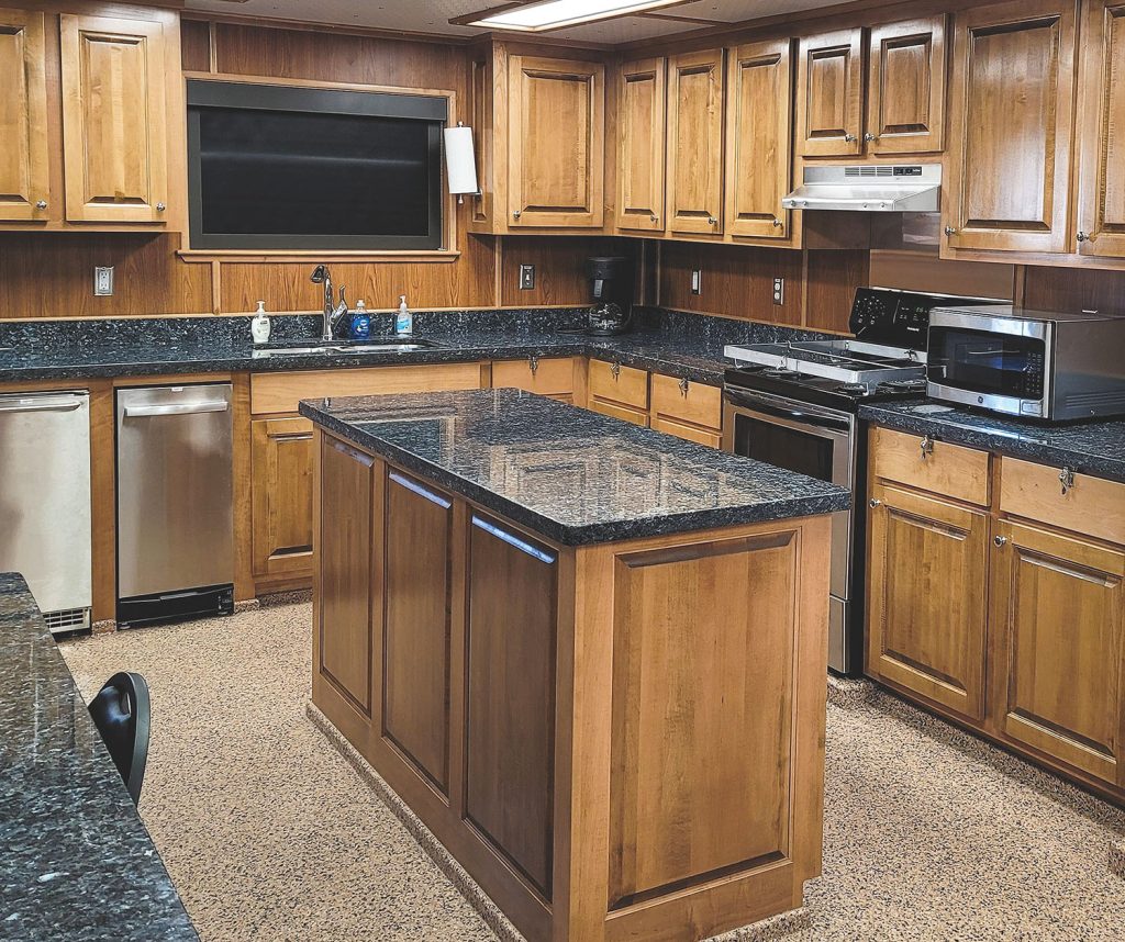 Galley of the mv. Kristy Dutsch. (Photo courtesy of Steiner Shipyard)