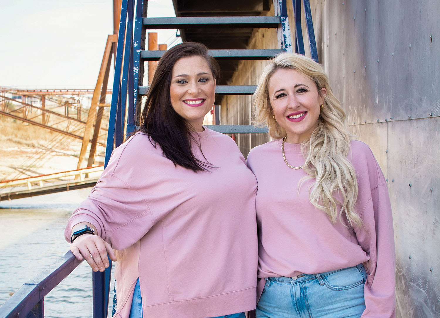 Breanna Clayton (left) and Jessica Branham are the chief operating officer and CEO, respectively, of Royal Barge Fleeting, which will handle dry-cargo fleeting, cleaning, repairs and drydock services in the Memphis, Tenn., area. The business is slated to open January 15. (Photo courtesy of Royal Barge Fleeting)