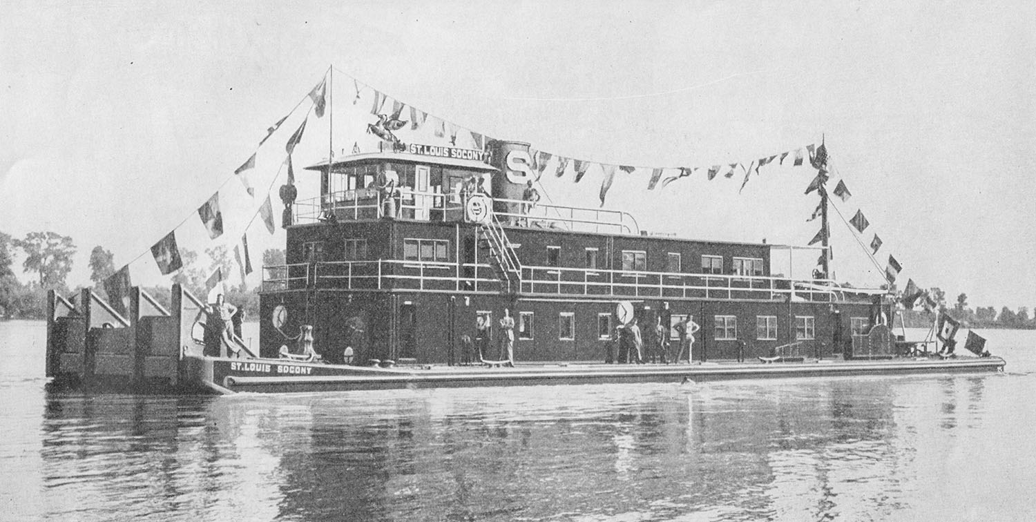 Shipyard glamour shot from a Busch-Sulzer ad in the WJ of December 31, 1938. (David Smith collection)