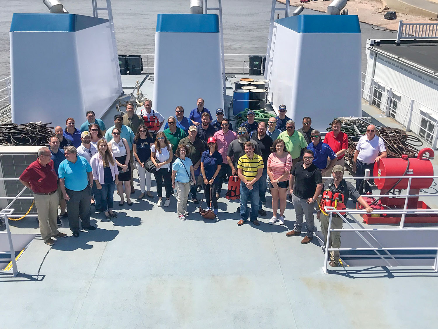 Industry Days, in which elected officials and their staffs are invited onto towboats to see first-hand how they operate, are a vital part of AWO’s storytelling and education mission.