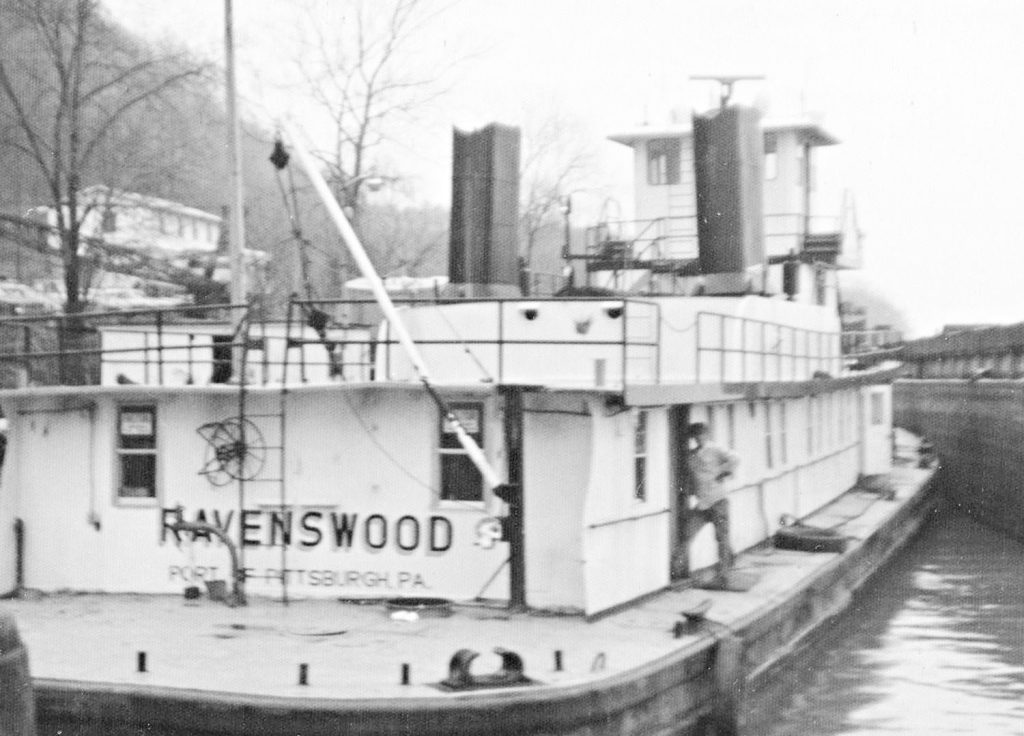 Being rebuilt at South Point (Ohio) Barge Company. (Author’s photo)