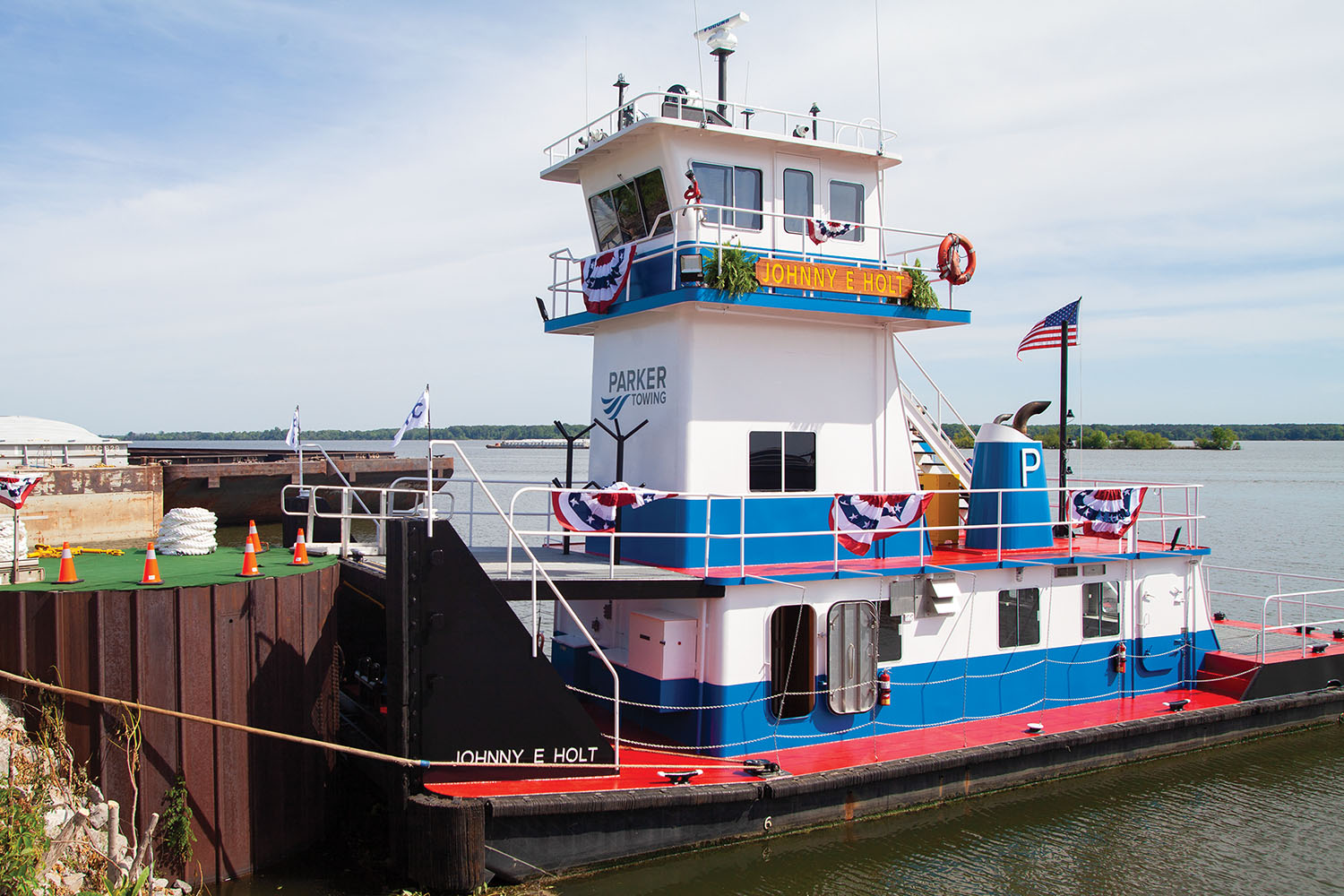 Parker Towing Company Christens Mv. Johnny E. Holt