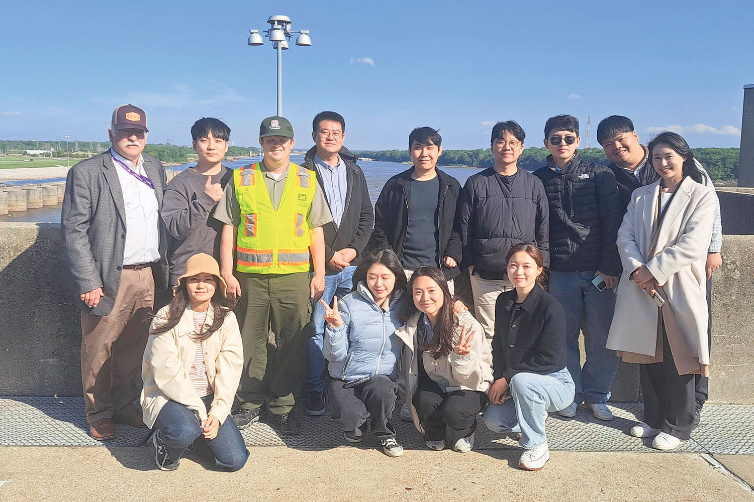 Korean Grain Buyers Tour Ports, Waterways