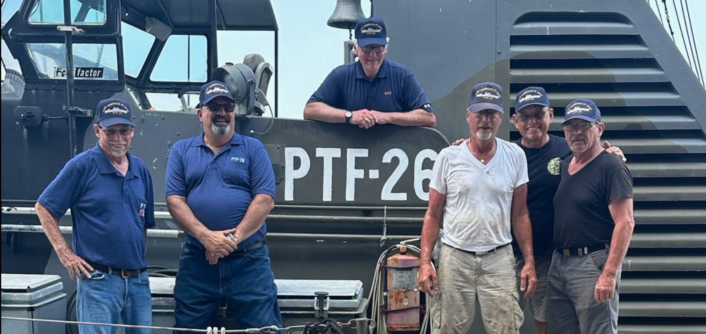 Some of the crew of PTF-26. (Photo courtesy of Michael Klapka)