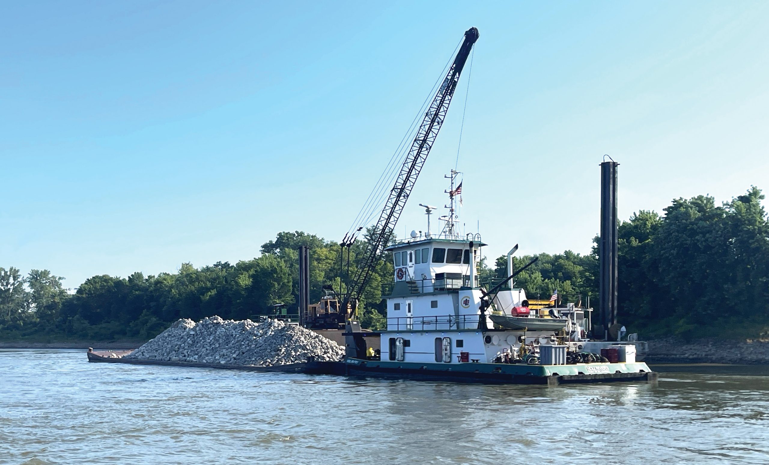 Memphis District Revetment Project Enhances Navigation Safety