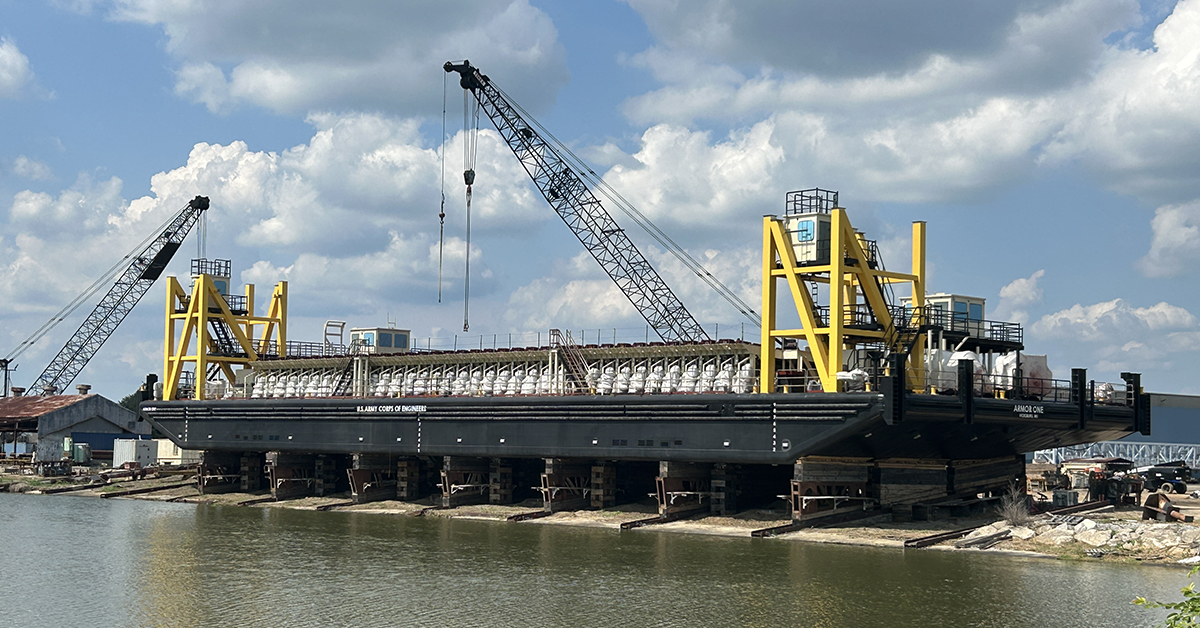 Thoma-Sea Launches Armor One Barge