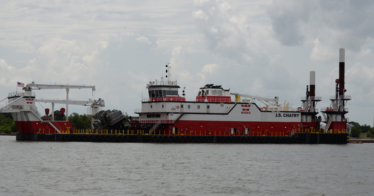 Low Water Prompts Salt Water Sill Construction