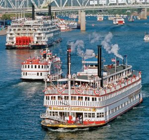 A scene from a Tall Stacks Festival of the past. (Photo courtesy of America’s River Roots)