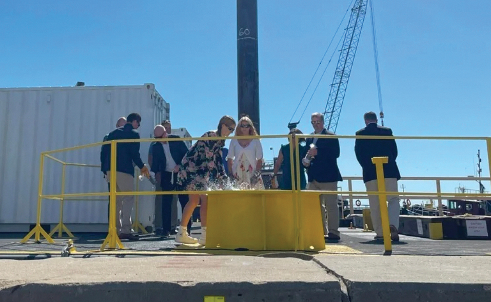 Brennan Honors Turner With Namesake Barge