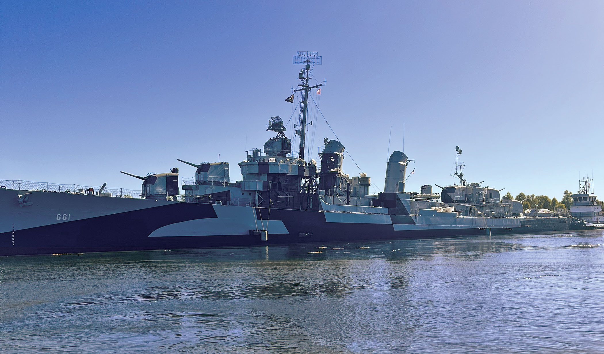 USS Kidd Leaves Drydock On Veterans Day