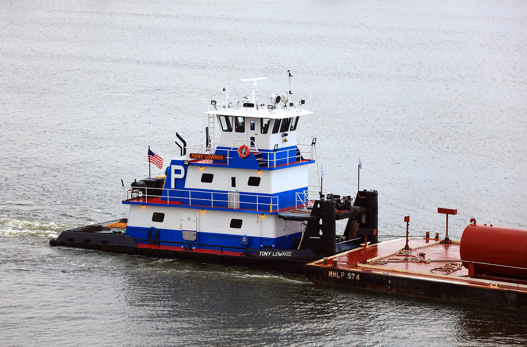 Parker Towing Christens Mv. Tony Lowros