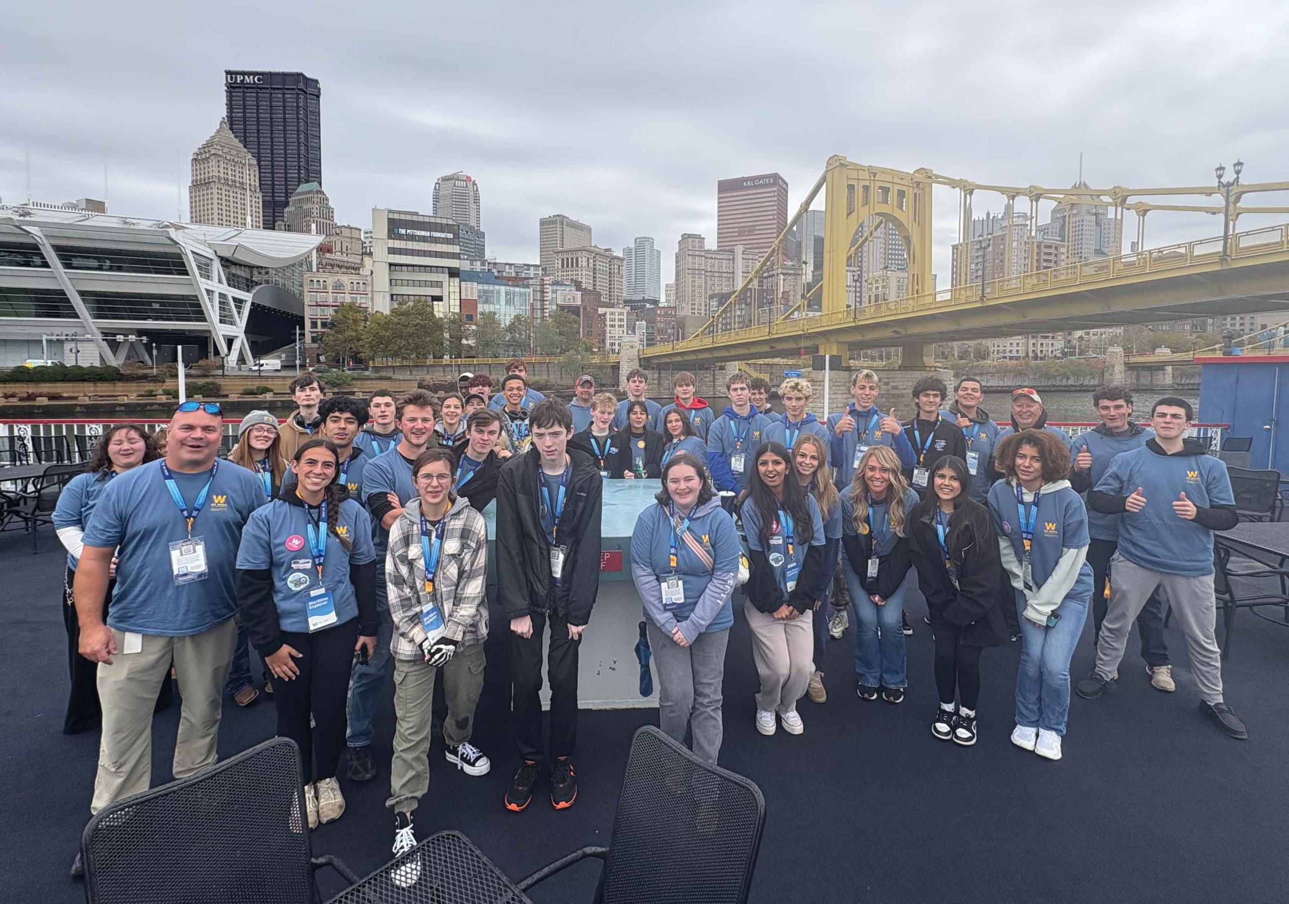 WWW_Pittsburgh1 Nearly 160 students attended the Pittsburgh event, which included a tour aboard one of the Gateway Clipper Fleet’s vessels. (Photo courtesy of We Work The Waterways)