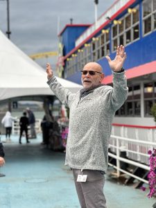 Capt. Mike Graham of Pittsburgh’s Gateway Clipper Fleet. (Photo courtesy of the Waterways Association of Pittsburgh)
