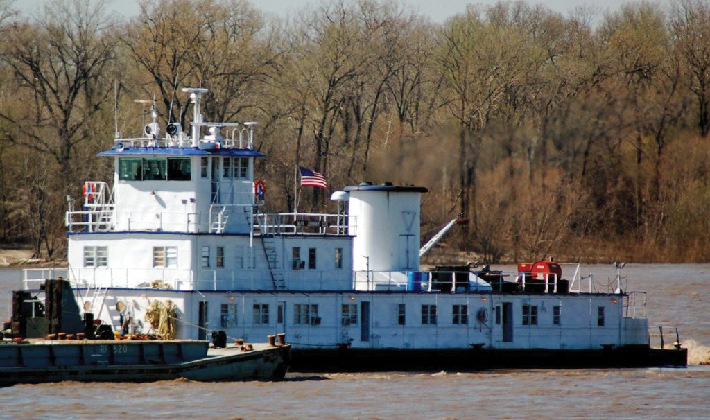 The mv. Johnny Coe, photographed in March 2009. (Photo by Ed Tremewan)