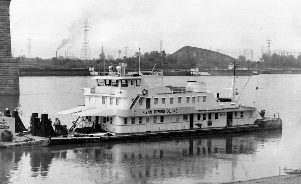 The Blue Ridge at St. Louis on November 2, 1968. (Photo courtesy of the Dan Owen Boat Photo Museum)