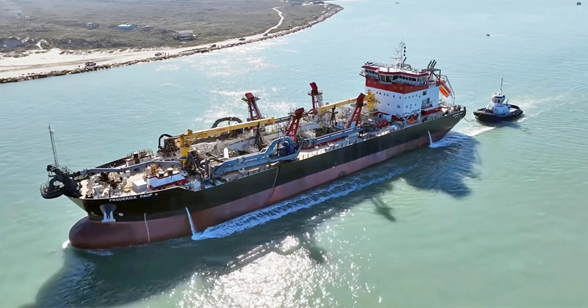 Seatrium Announces Delivery Of Dredge Frederick Paup