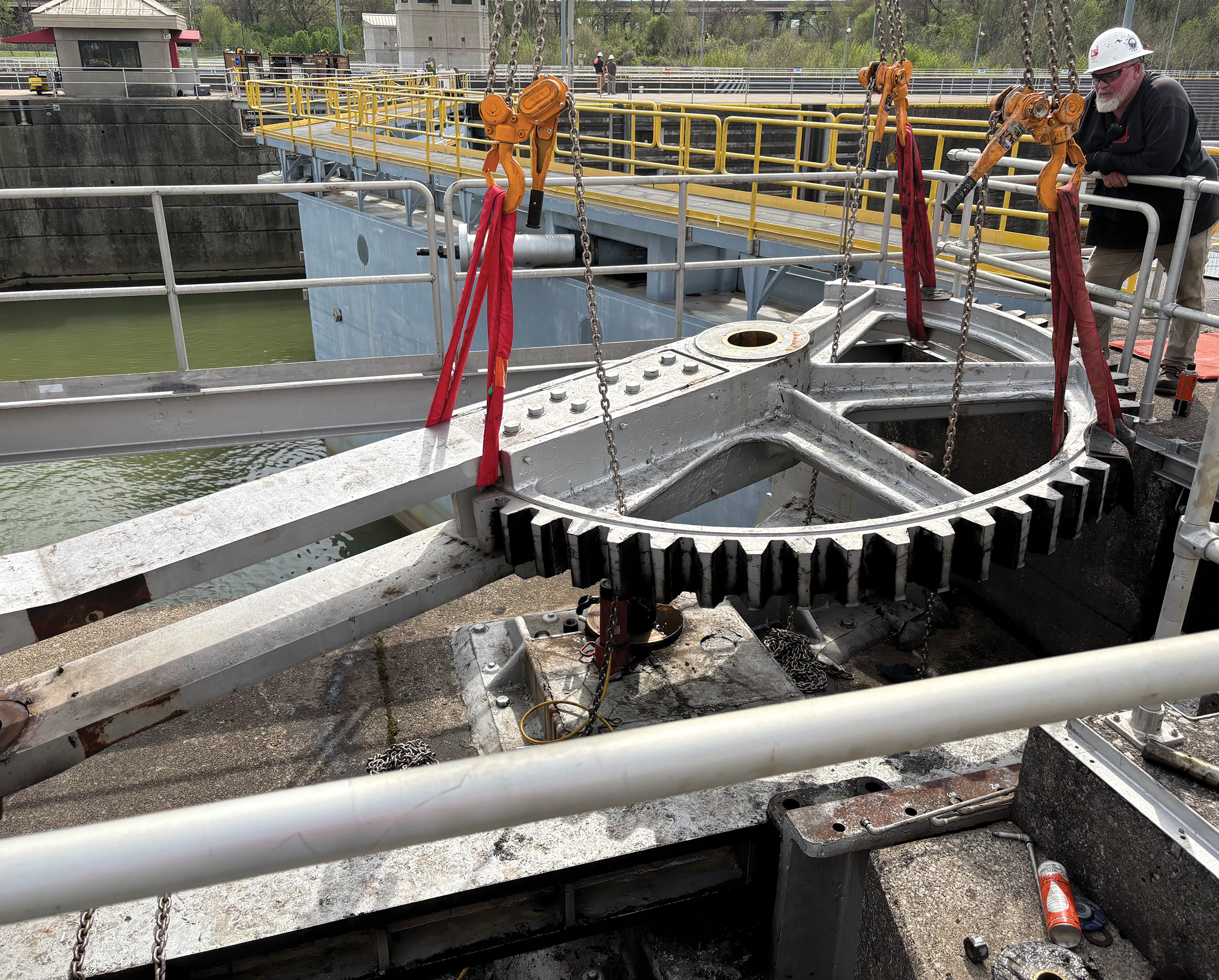 Repairs Help Ensure McAlpine Lock Chamber Reliability