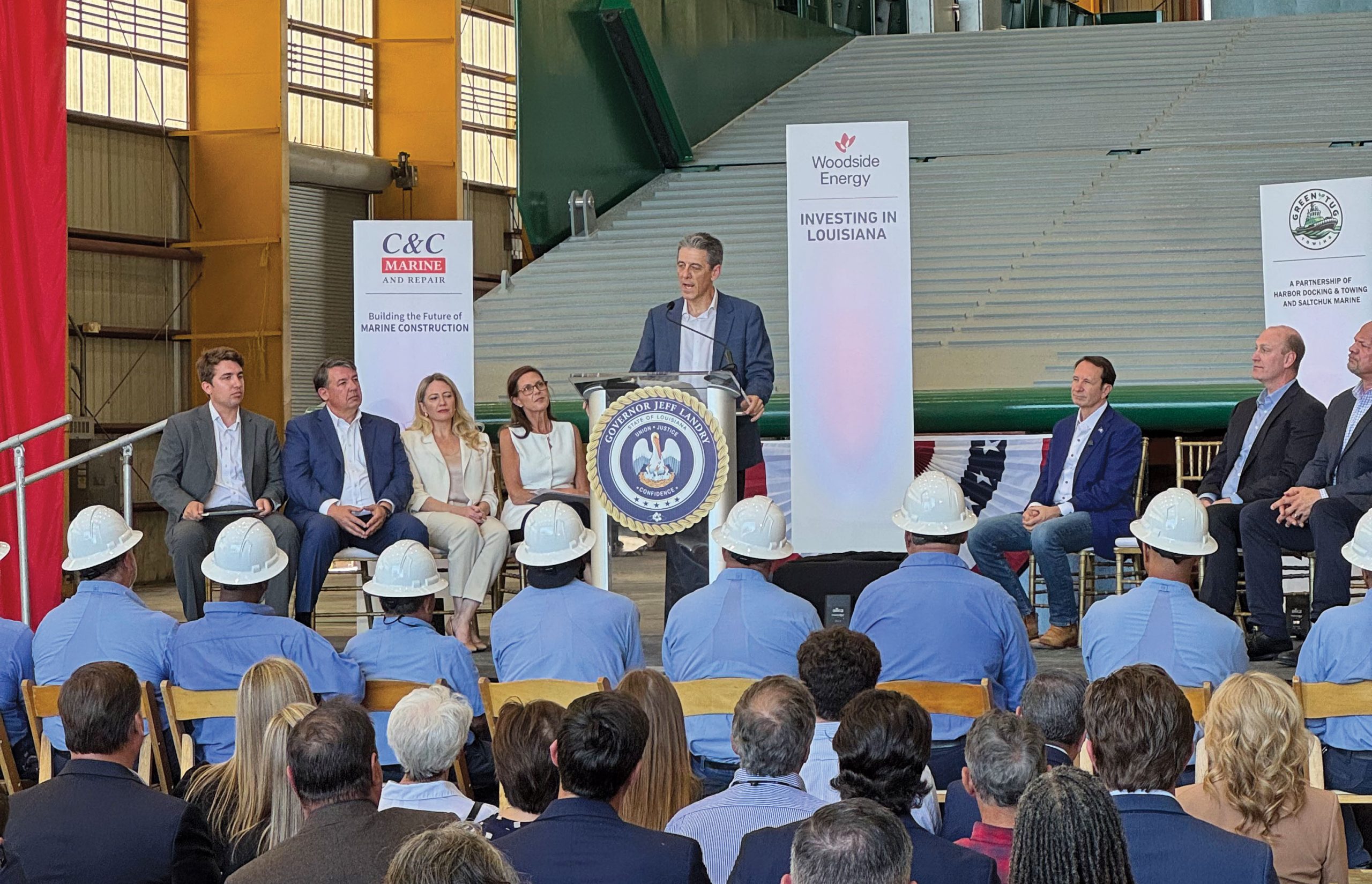 C&C Holds Tug Keel-Laying Ceremony