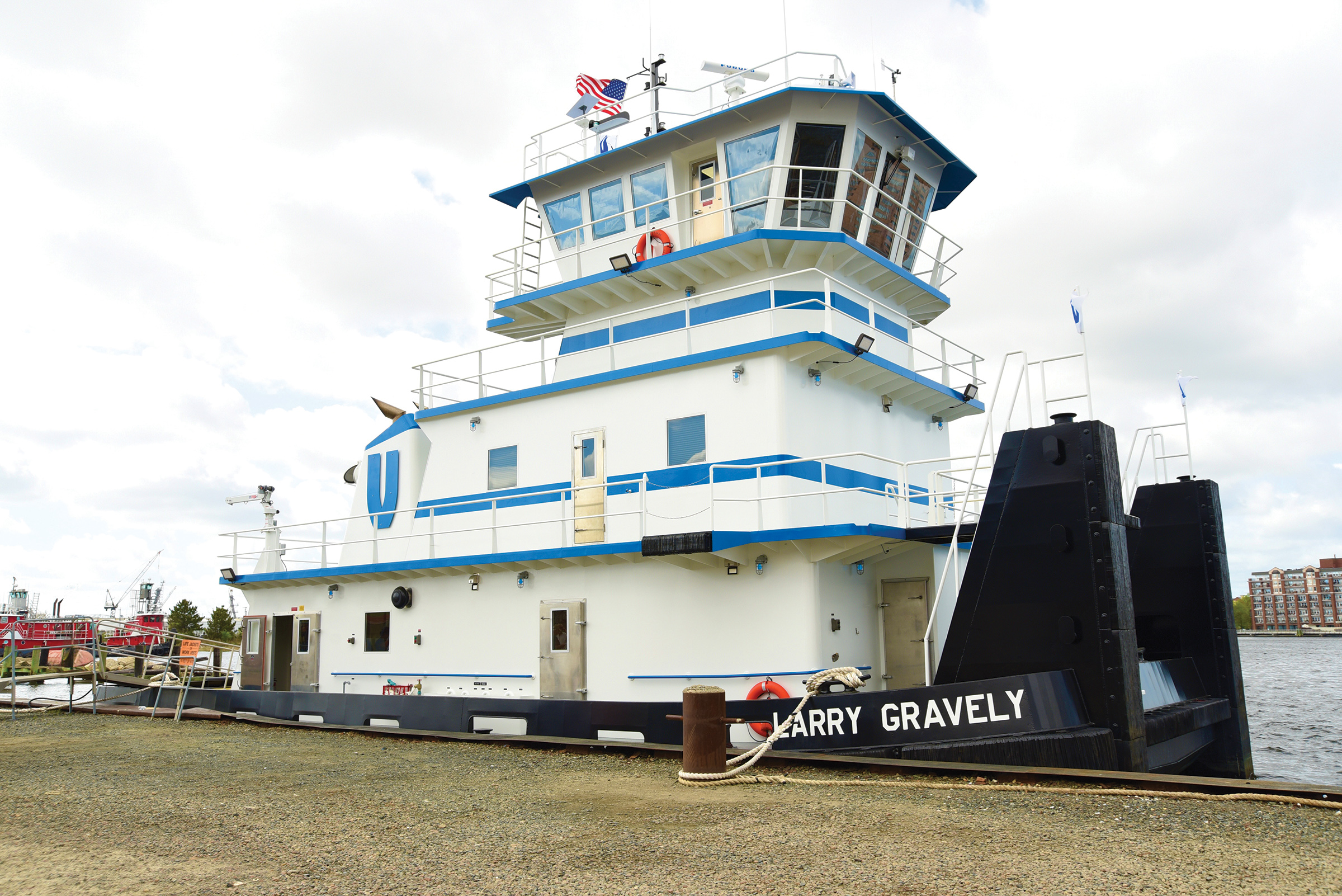 Vulcan Materials Christens The Mv. Larry Gravely
