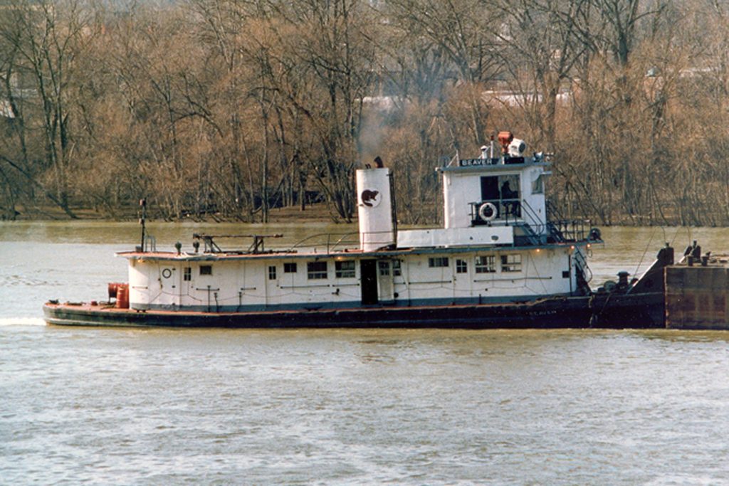 The Beaver near the end of its career.  (Photo from the Capt. Jeff Yates collection)