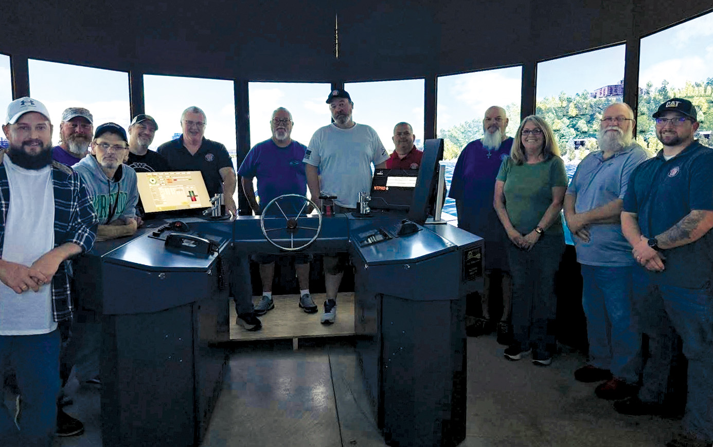 Amherst Madison Wheelhouse Resource Management class. Amherst Madison Wheelhouse Resource Management class. (Photo courtesy of Capt. Brian Patterson of Amherst)
