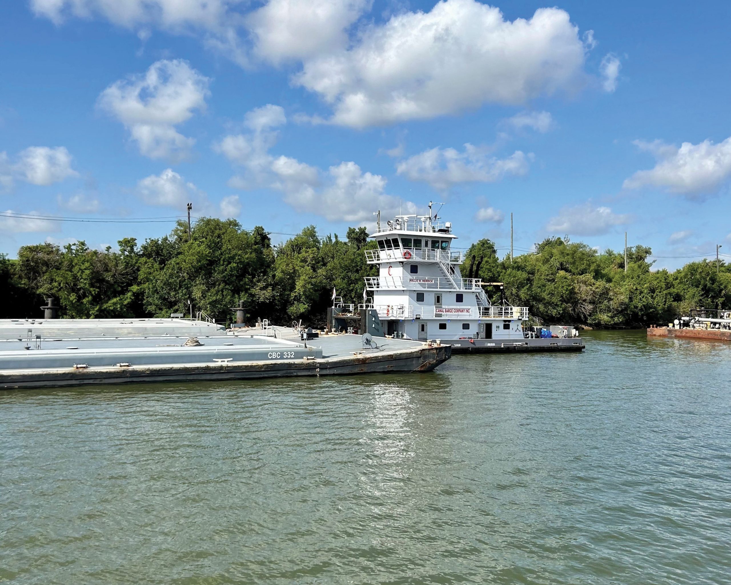 Canal Barge Company Repowers Mv. Hallie M. Merrick