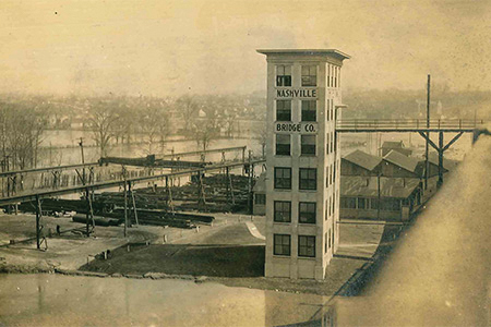 NABRICO’s 6-story headquarters on the banks of the Cumberland River in Nashville, built in 1908 and now known as The Bridge Building, has been preserved.