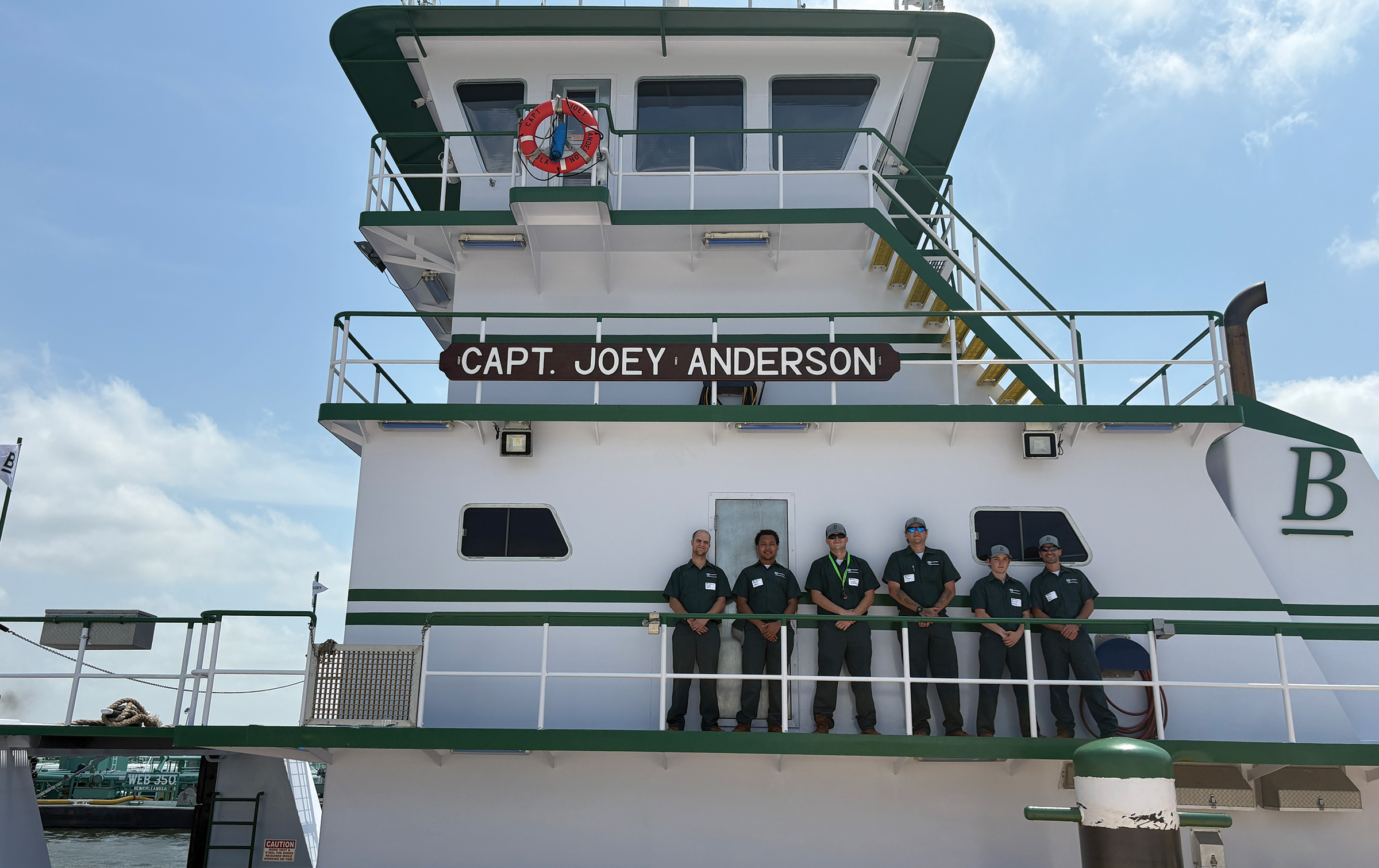 Blessey Marine Honors Longtime Captain With Namesake