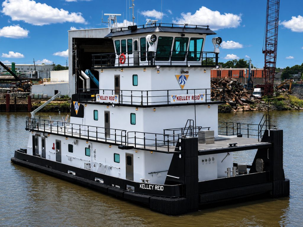 The mv. Kelley Reid, built by Eymard Marine Construction & Repair. (Photo courtesy of HFL)