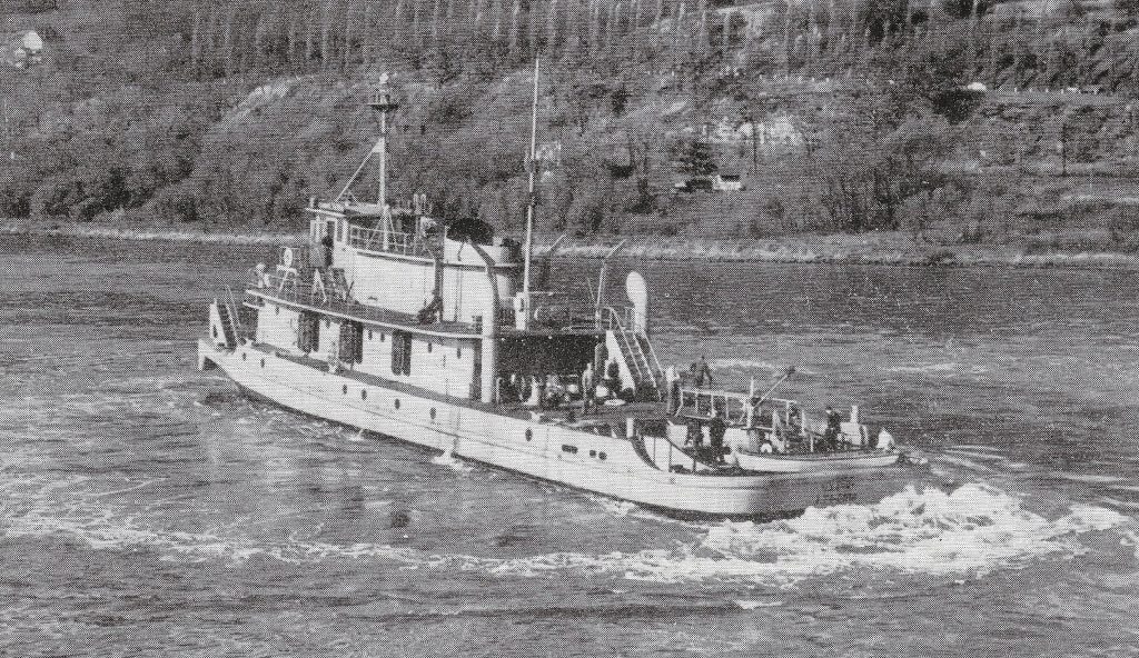 New LTI-2194 on trials at Dravo 1954 as shown in the December 12, 1953 WJ. (Photo from the author’s collection)