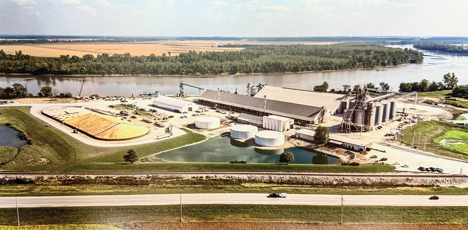 A total of 240 acres of river frontage with two rail spurs, a grain cell, two docks, a container yard and segregated storage are designed to position AGRIServices of Brunswick for growth. (Photos courtesy of AGRIServices of Brunswick)