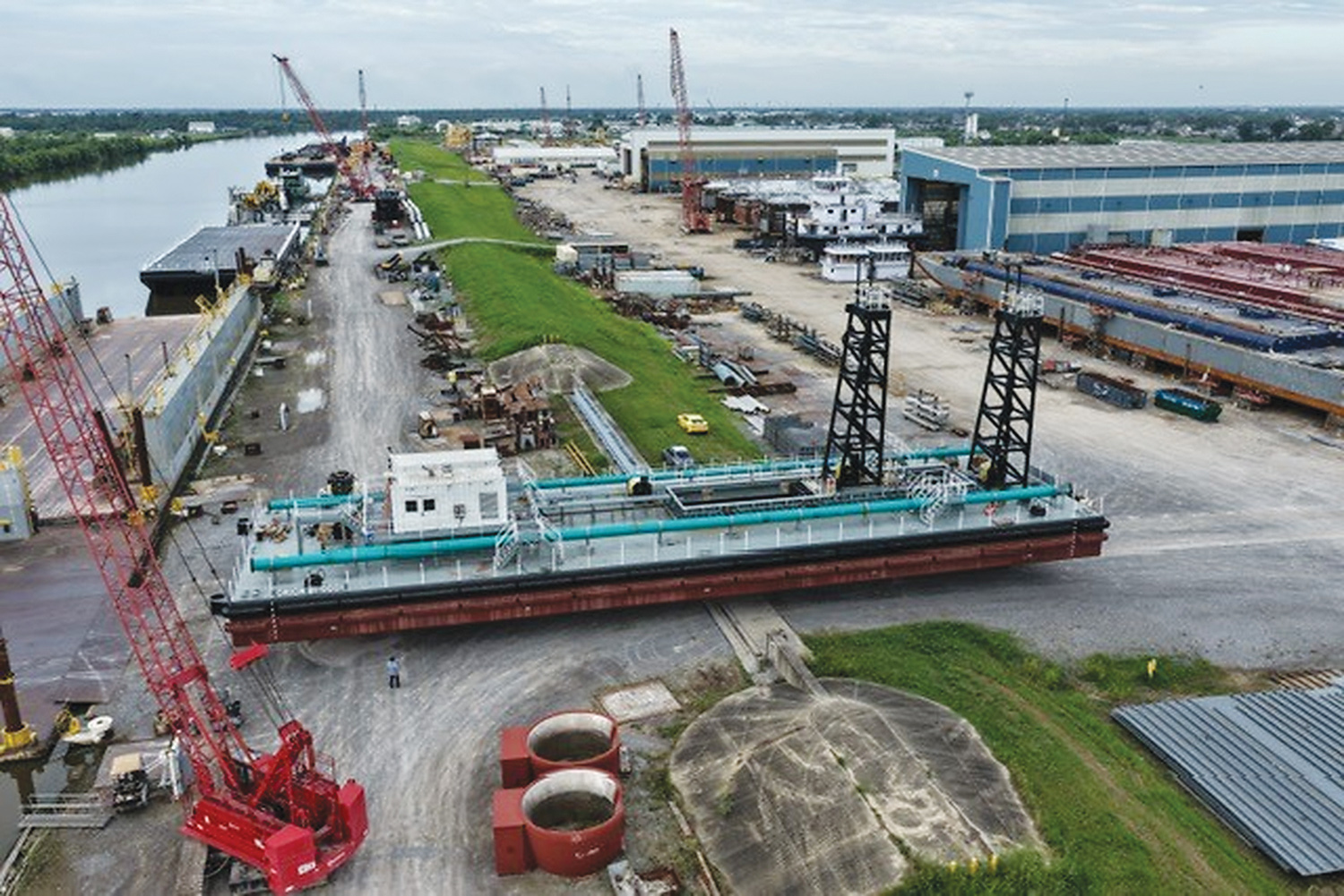 C&C Marine And Repair Delivers Idler Barge