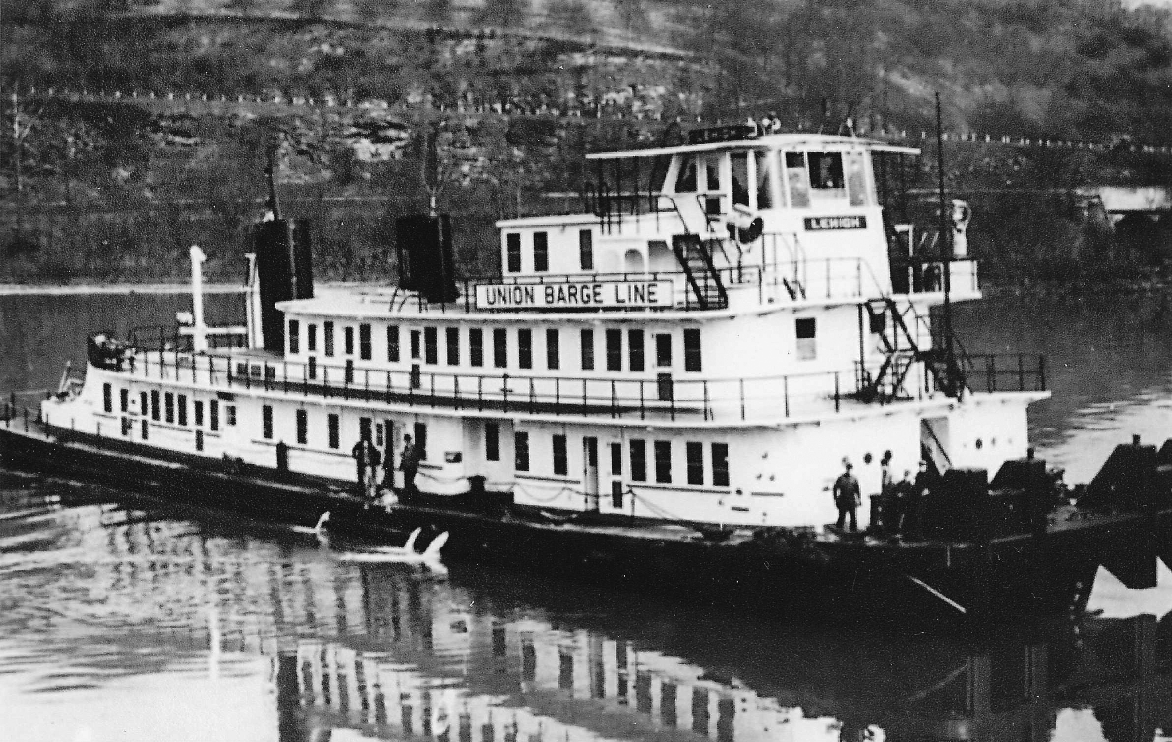 The First Towboat For Union Barge Line After WWII