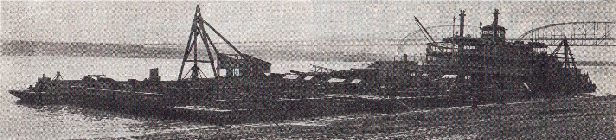 The Steamer Idlewild with tow as pictured in the October 11, 1930, issue of the WJ. (Photo from the author’s collection)